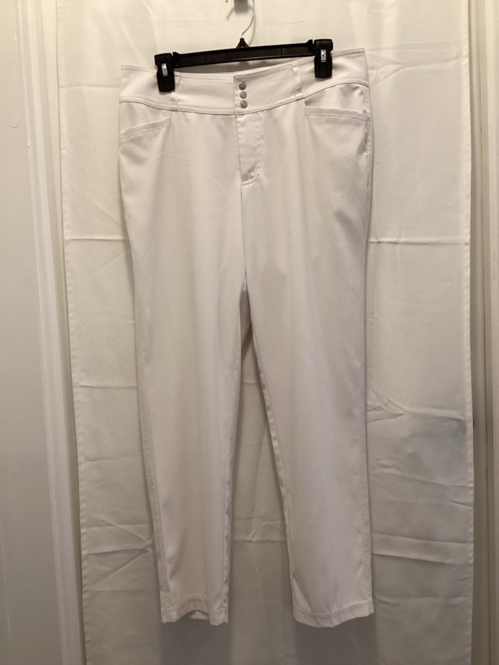 Jofit White Straight Leg Performance Jeans